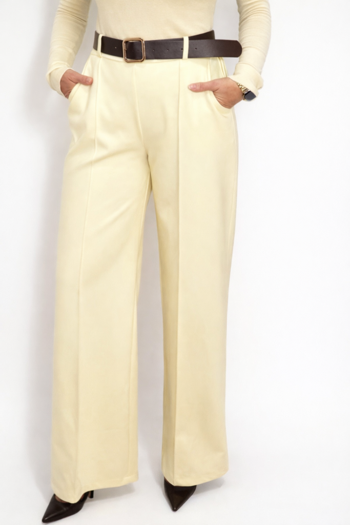 Pantalón soft amarillo