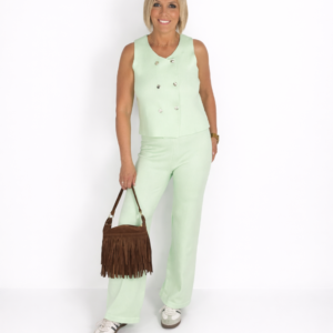 Conjunto hilo botones dorados manzana