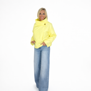 Chaqueta impermeable botón