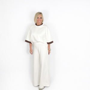 Pantalón sport blanco