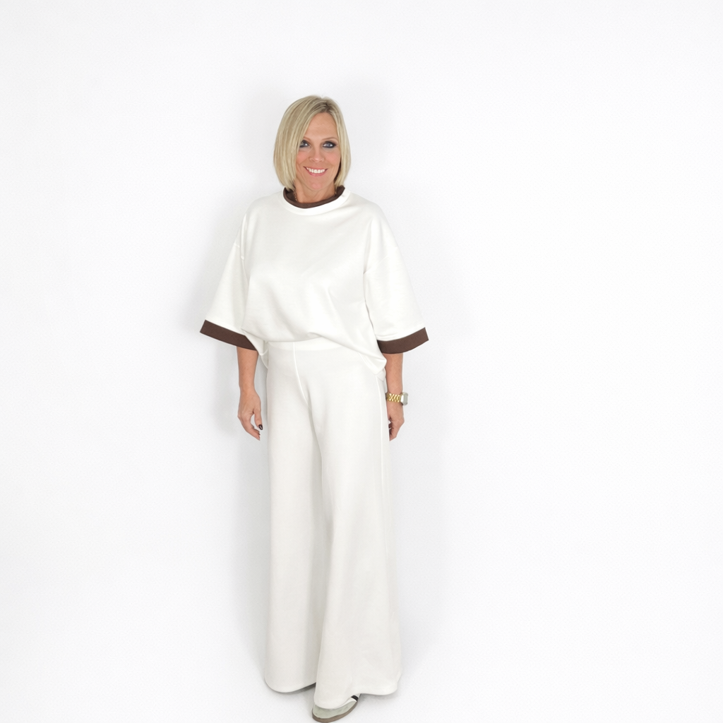 Pantalón sport blanco