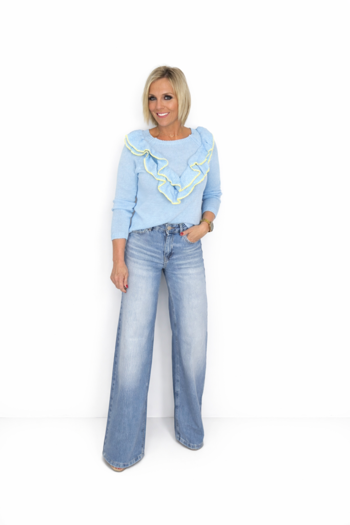 Jersey punto con volante