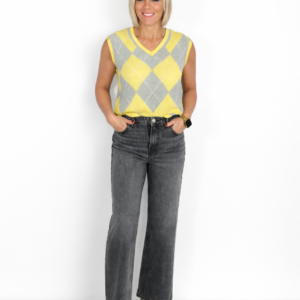 Chaleco punto rombos