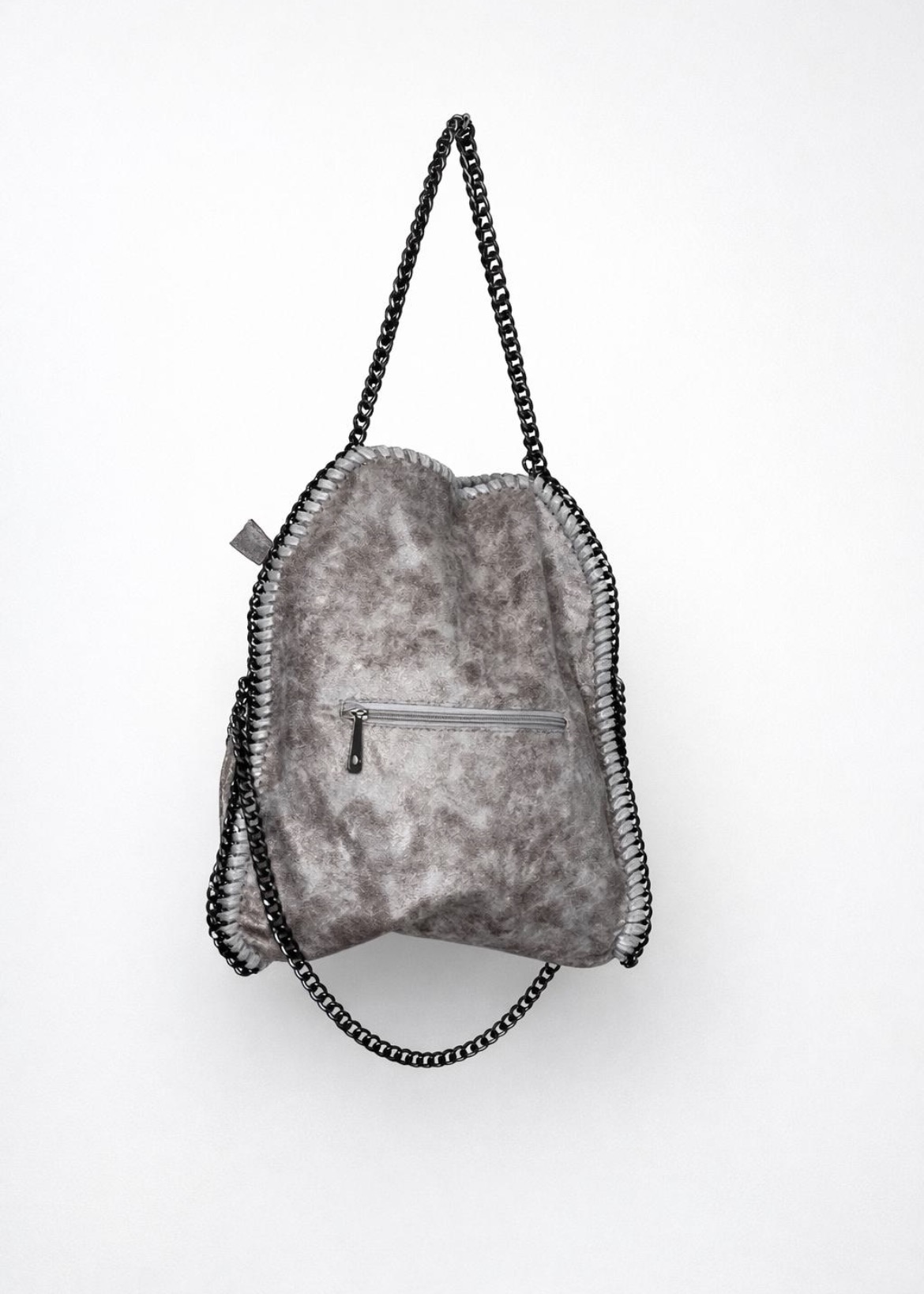 Bolso gris cadena