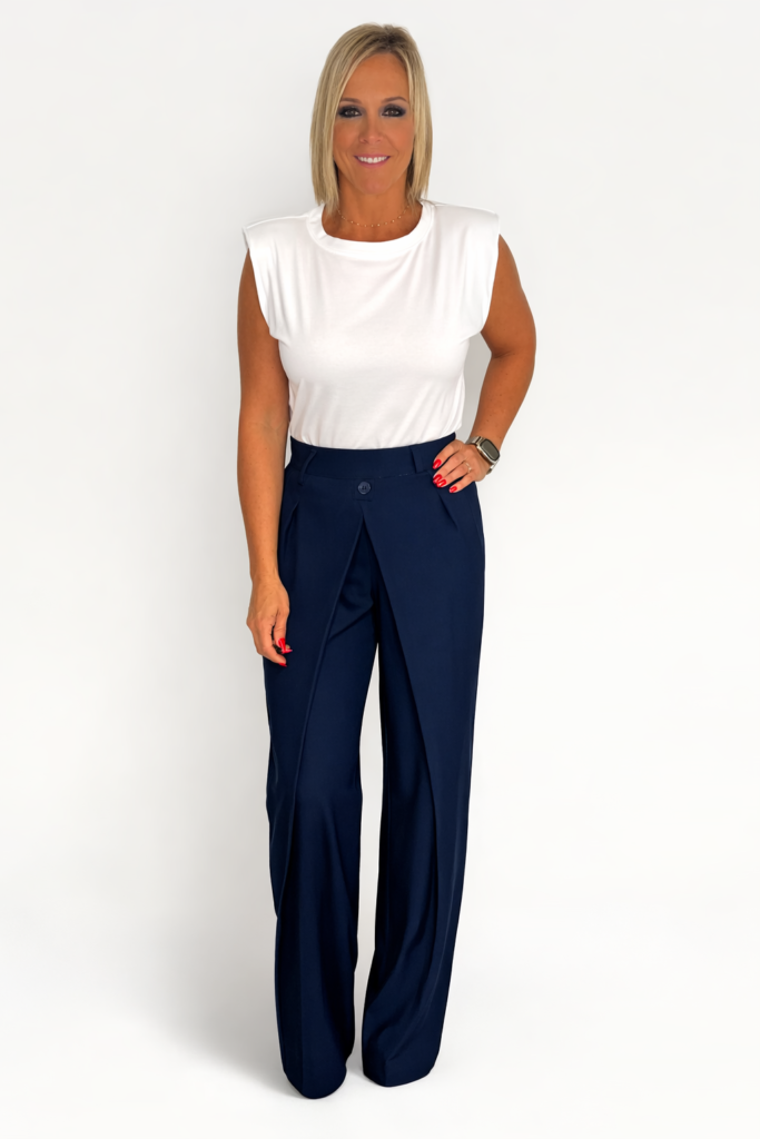 Camiseta hombreras blanca