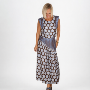 Conjunto top y falda conchas