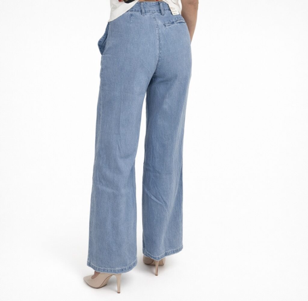 Tejano wide leg celeste