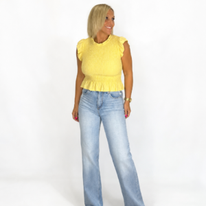 Camisa panel amarilla