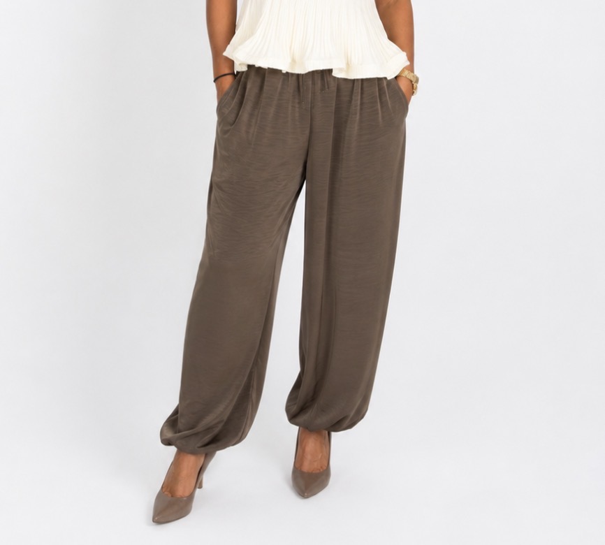 Pantalón Bombacho Marrón