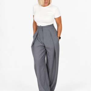 Pantalón Pinzas Gris
