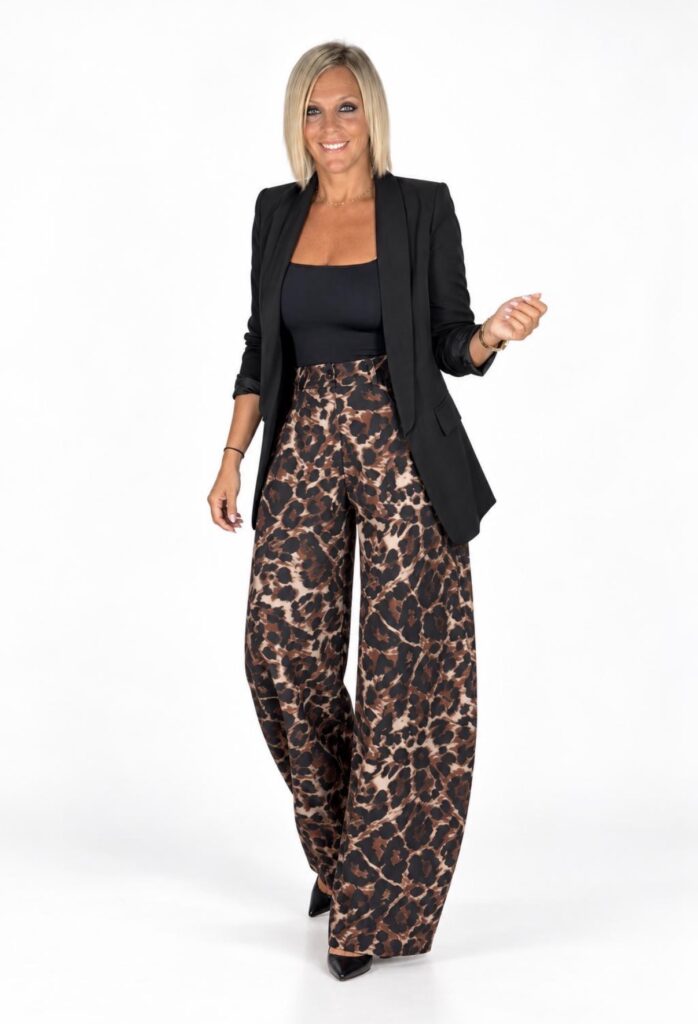 Pantalón Balloon Animal Print