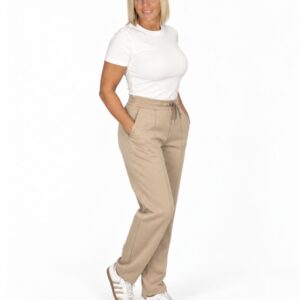 Pantalón Sport Beige Tobillo