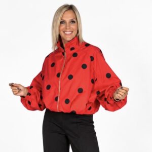 Cazadora Roja Lunar Negro