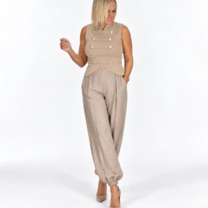 Chaleco S/Manga Beige
