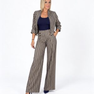Conjunto Rayas Azul Marino